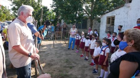 Reconoce Díaz-Canel labor de Cienfuegos en enfrentamiento y recuperación de “Eta”