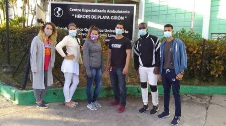 Segunda brigada de jóvenes de Cienfuegos en zona roja enfrenta la COVID-19