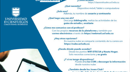 Universidad de Cienfuegos garantiza acceso gratuito a sus plataformas académicas