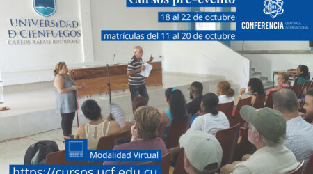 Programa General Cursos Pre Evento, Conferencia Científica UCf