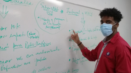 Yasmani tejió alas de esperanza en los días más duros de la pandemia