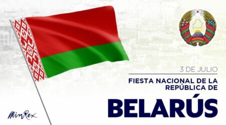 Felicita Esteban Lazo a la Presidenta del Consejo de la República de Belarús