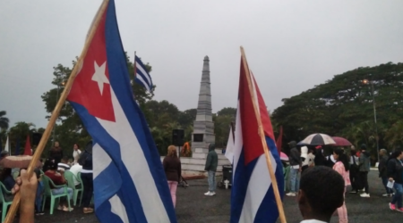 Conmemoran aniversario 129 de la Batalla de Mal Tiempo en Cruces