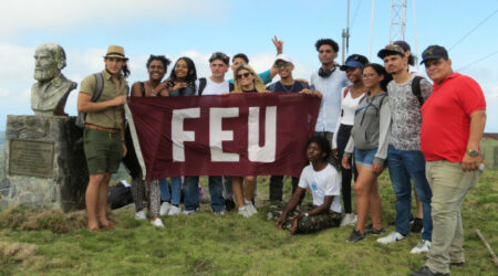 La UJC en Cienfuegos corona una vez más pico San Juan