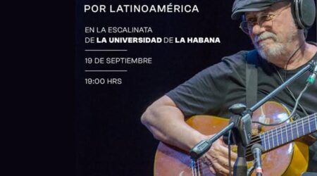 Silvio Rodríguez en concierto hoy en la escalinata