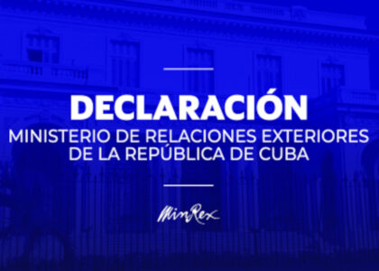 Cuba condena el terrorismo y reafirma su cooperación en materia de seguridad y lucha contra el lavado de dinero