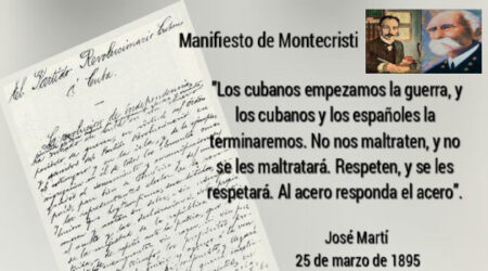 Manifiesto de Montecristi con la pluma precisa de Martí