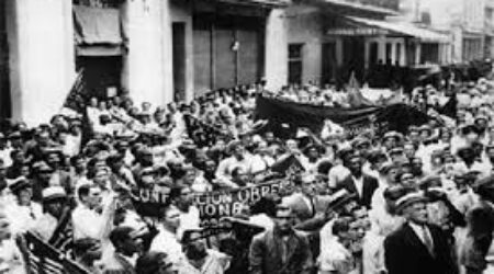 Aniversario 68 de la huelga del 9 de abril: golpes en el concreto