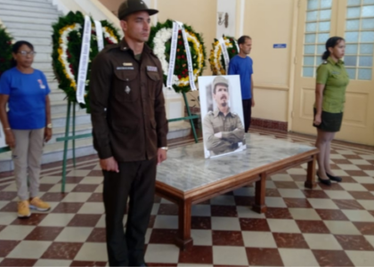 Cienfuegos rinde tributo al Comandante de la Revolución Ramiro Valdés Menéndez 