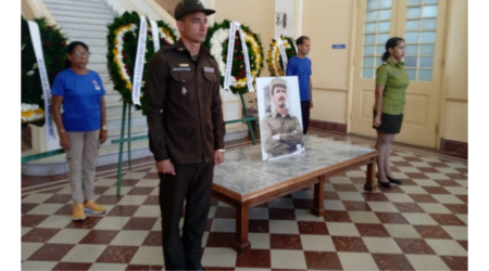 Cienfuegos rinde tributo al Comandante de la Revolución Ramiro Valdés Menéndez 